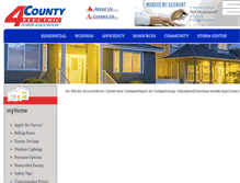 Tablet Screenshot of 4county.org